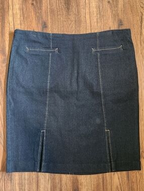 Jockey Dark Blue Denim Pencil Skirt Y2K Vibes